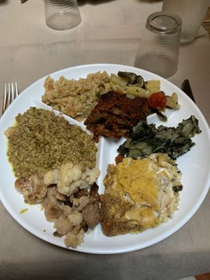  Buffet plate  at Flora in Verona