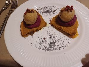 Food was awesome and owner very hospitable at Flora in Verona