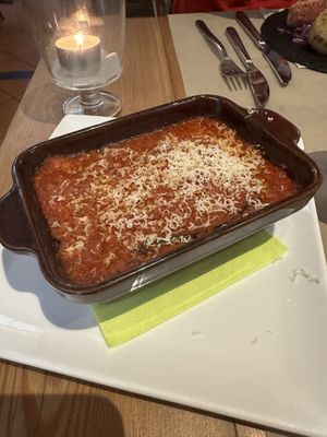 Parmigiana di melanzane  at Flora in Verona
