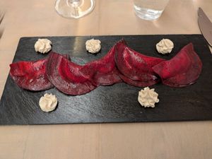 Ravioli alle rape at Flora in Verona