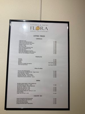 Breakfast coffee and bakery!! at Flora in Verona