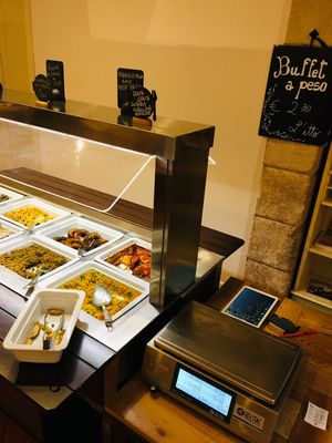 A tiny bit of the ’Buffet a peso’. at Flora in Verona