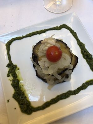 Eggplant in Saor  at Flora in Verona