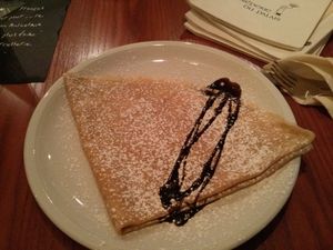 vegan chocolate crepe at Creperie du Palais  in Weimar