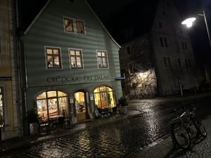 outside  at Creperie du Palais  in Weimar