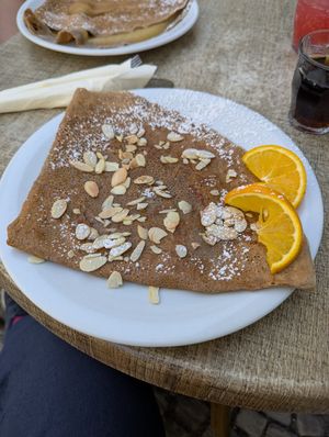Crepe Suzette at Creperie du Palais  in Weimar
