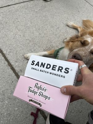   at Ryba's Fudge Shop in Mackinac Island