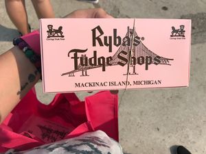 Vegan Fudge! at Ryba's Fudge Shop in Mackinac Island