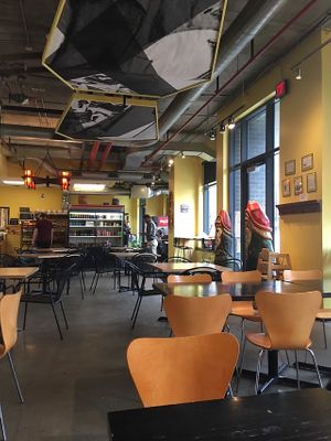 Interior at Two Beards Deli in Grand Rapids