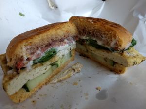 Ted Geisel (vegan) at Two Beards Deli in Grand Rapids