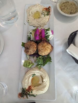 Mezza platter at The BeiRut in Peachtree City