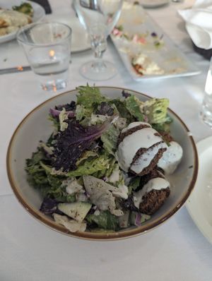 Falafel salad at The BeiRut in Peachtree City
