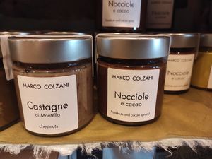 Amazing chocolate spread at Feliz Cafe in Peschiera Del Garda