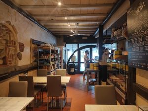 Inside at Feliz Cafe in Peschiera Del Garda