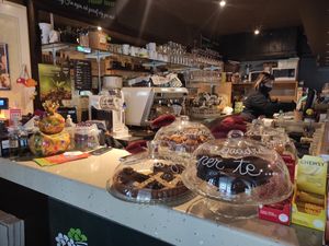 Pastry vegan at Feliz Cafe in Peschiera Del Garda