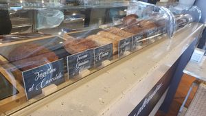 Some of the things on offer when I visited at Feliz Cafe in Peschiera Del Garda