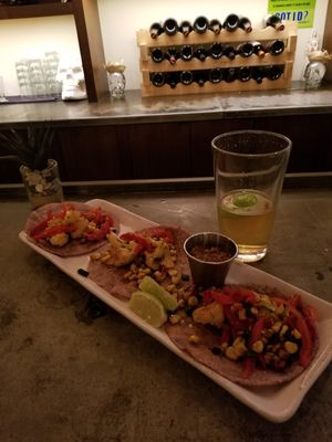 Verduras a la plancha (grilled cauliflower tacos) at Hatch Taqueria and Tequila  in Jackson