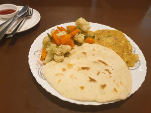 Omelette at Loving Heart in Kathmandu