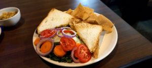 Avocado sandwitch at Loving Heart in Kathmandu