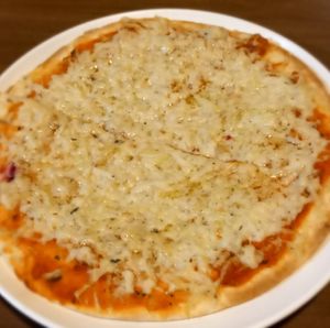 Pizza at Loving Heart in Kathmandu