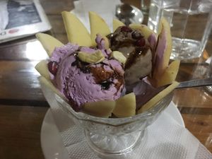 Queen of something ice cream dessert  at Loving Heart in Kathmandu