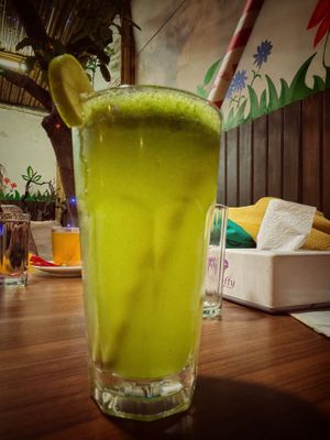 Minty lemonade   at Loving Heart in Kathmandu
