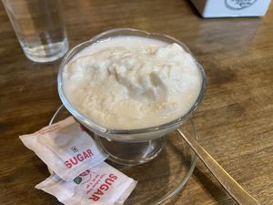 Soya curd  at Loving Heart in Kathmandu