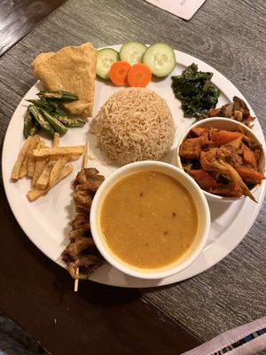 Great value for money and very tasty  at Loving Heart in Kathmandu