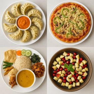 Amazing food at 'loving heart' at Loving Heart in Kathmandu