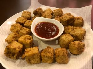 Tofu pakora  at Loving Heart in Kathmandu