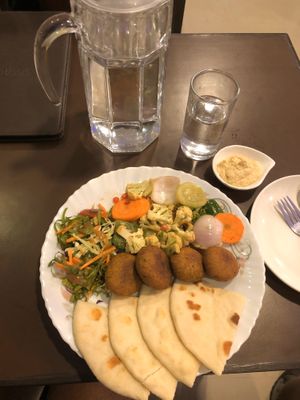 Falafel  at Loving Heart in Kathmandu