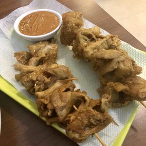 Mushroom Pakoda Sticks at Loving Heart in Kathmandu