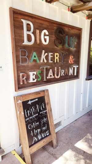 Entrance at Big Sur Bakery in Big Sur
