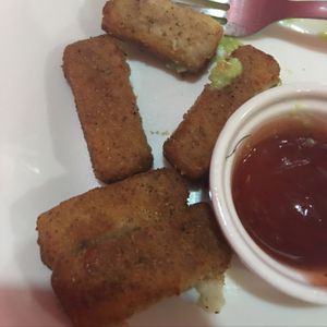 Vegan cheese sticks  at Vegetal - temporarily closed in Mexico City