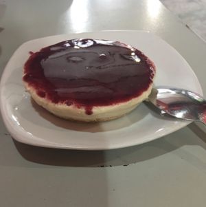vegan cheese cake  at Vegetal - temporarily closed in Mexico City