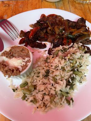 Vegan steak  at Vegetal - temporarily closed in Mexico City