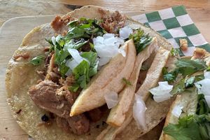  Tacos barbasoya   at Vegetal - temporarily closed in Mexico City