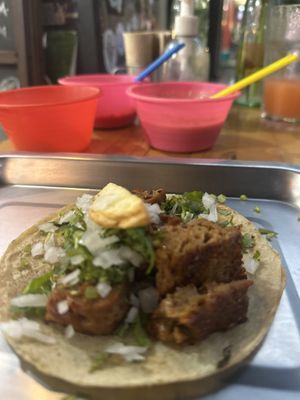 Bbq ribs taco 🌮   at Vegetal - temporarily closed in Mexico City