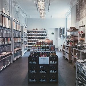 back of the shop  at Original Unverpackt - Wiener Strasse in Berlin