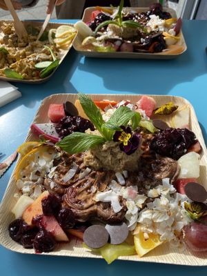 Waffles at Flora and Fauna in Fremantle