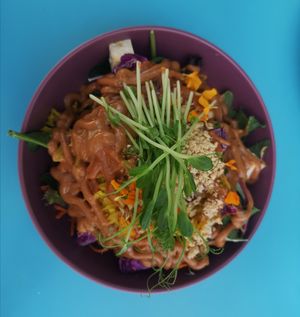 Thai Salad at Flora and Fauna in Fremantle