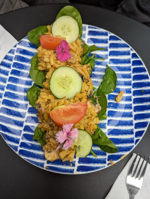 Truffle Mac and cheese at Flora and Fauna in Fremantle