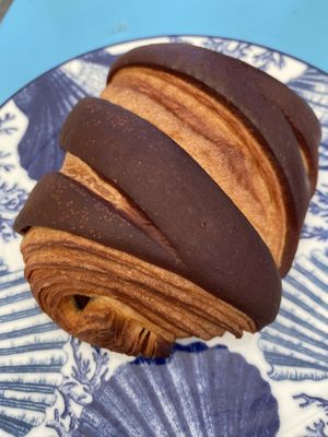 Chocolate croissant   at Flora and Fauna in Fremantle