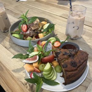 Pancakes and Banana Bread   at Flora and Fauna in Fremantle