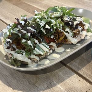 Mushroom Bagel   at Flora and Fauna in Fremantle