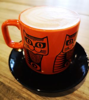 Maple Oat Latte at Flora and Fauna in Fremantle