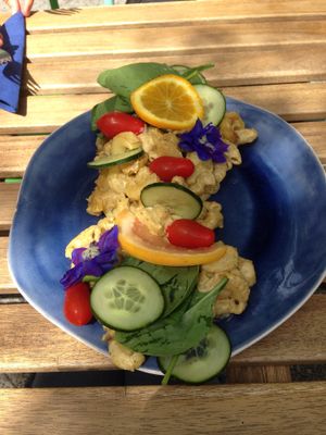 Truffle mac & cheese at Flora and Fauna in Fremantle