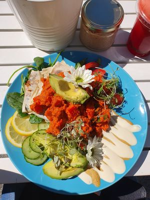 Breakfast Burrito at Flora and Fauna in Fremantle