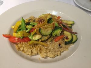 risotto  at Back2Roots Bistro in Ann Arbor