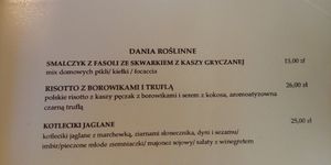 Blantbased meals at Urwis House in Jastarnia